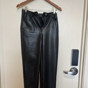 Aritzia Wilfred Melina Vegan Leather Pant Size 2